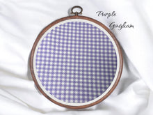 Load image into Gallery viewer, Gingham Style Aida Fabric || Printed Fabric || Choose your colour|| Cross Stitch Canvas || 11/14/16/18/20 Count