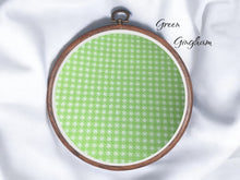 Load image into Gallery viewer, Gingham Style Aida Fabric || Printed Fabric || Choose your colour|| Cross Stitch Canvas || 11/14/16/18/20 Count
