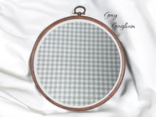 Load image into Gallery viewer, Gingham Style Aida Fabric || Printed Fabric || Choose your colour|| Cross Stitch Canvas || 11/14/16/18/20 Count