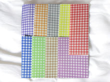 Load image into Gallery viewer, Gingham Style Aida Fabric || Printed Fabric || Choose your colour|| Cross Stitch Canvas || 11/14/16/18/20 Count
