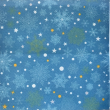 Load image into Gallery viewer, Celestial Snowfall Aida Fabric || Printed Fabric || Cross Stitch Canvas || 11/14/16/18/20 Count