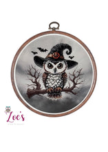 Load image into Gallery viewer, Halloween Owl || Counted Cross Stitch Kits || Fun Cross Stitch || Modern Kit