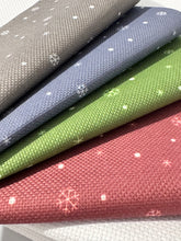 Load image into Gallery viewer, Starry Snow Aida Fabric || Printed Fabric || Cross Stitch Canvas || 11/14/16/18/20 Count