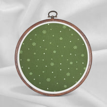 Load image into Gallery viewer, Starry Snow Aida Fabric || Printed Fabric || Cross Stitch Canvas || 11/14/16/18/20 Count