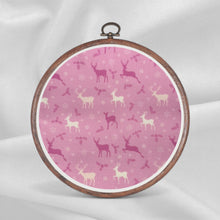 Load image into Gallery viewer, Rose Frost Collection Aida Fabric || Printed Fabric || Cross Stitch Canvas || 11/14/16/18/20 Count