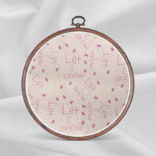 Load image into Gallery viewer, Rose Frost Collection Aida Fabric || Printed Fabric || Cross Stitch Canvas || 11/14/16/18/20 Count