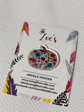 Load image into Gallery viewer, Needle Minder || Autumn Flower Pumpkin || Cross Stitch Tool || ACRYLIC