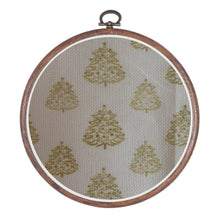 Load image into Gallery viewer, The Golden Christmas Collection Aida Fabric || Printed Fabric || Cross Stitch Canvas || 11/14/16/18/20 Count