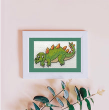 Load image into Gallery viewer, Counted Cross Stitch Kits || DINOSAUR DINO COLLECTION || Animal Cross Stitch || Modern Kit