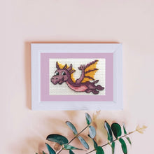 Load image into Gallery viewer, Counted Cross Stitch Kits || DINOSAUR DINO COLLECTION || Animal Cross Stitch || Modern Kit