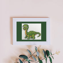 Load image into Gallery viewer, Counted Cross Stitch Kits || DINOSAUR DINO COLLECTION || Animal Cross Stitch || Modern Kit
