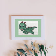 Load image into Gallery viewer, Counted Cross Stitch Kits || DINOSAUR DINO COLLECTION || Animal Cross Stitch || Modern Kit