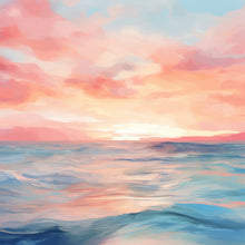 Load image into Gallery viewer, Fiery Sunset 002 Aida Fabric || Printed Fabric || Cross Stitch Canvas || 11/14/16/18/20 Count