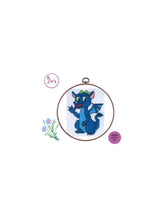 Load image into Gallery viewer, Counted Cross Stitch Kits || BABY DRAGON COLLECTION || Animal Cross Stitch || Modern Kit