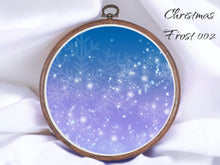 Load image into Gallery viewer, Christmas Frost 002 Aida Fabric || Printed Fabric || Cross Stitch Canvas || 11/14/16/18/20 Count