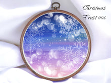 Load image into Gallery viewer, Christmas Frost 006 Aida Fabric || Printed Fabric || Cross Stitch Canvas || 11/14/16/18/20 Count