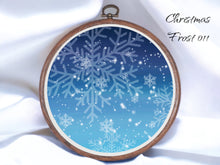 Load image into Gallery viewer, Christmas Frost 011 Aida Fabric || Printed Fabric || Cross Stitch Canvas || 11/14/16/18/20 Count