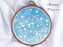 Load image into Gallery viewer, Christmas Frost 012 Aida Fabric || Printed Fabric || Cross Stitch Canvas || 11/14/16/18/20 Count