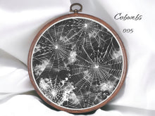Load image into Gallery viewer, Cobwebs 005 Aida Fabric || Printed Fabric || Cross Stitch Canvas || 11/14/16/18/20 Count