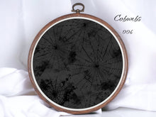 Load image into Gallery viewer, Cobwebs 006 Aida Fabric || Printed Fabric || Cross Stitch Canvas || 11/14/16/18/20 Count