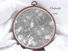 Load image into Gallery viewer, Cobwebs 008 Aida Fabric || Printed Fabric || Cross Stitch Canvas || 11/14/16/18/20 Count