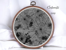 Load image into Gallery viewer, Cobwebs 009 Aida Fabric || Printed Fabric || Cross Stitch Canvas || 11/14/16/18/20 Count