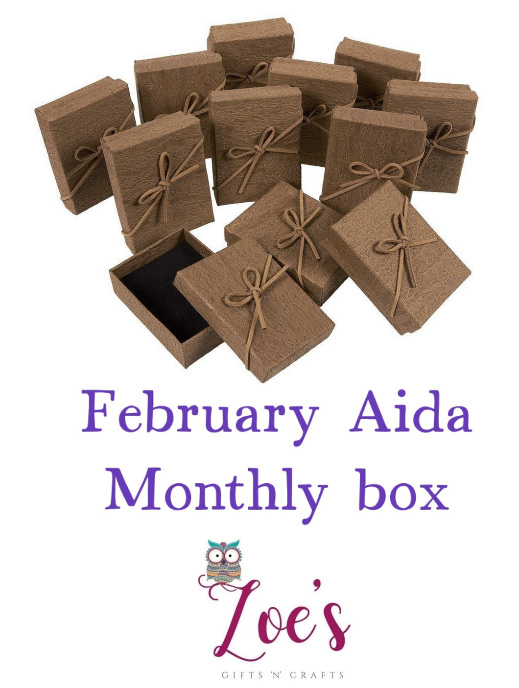 FEBRUARY MYSTERY MONTHLY AIDA BOX || Beautiful selection of fabrics || 11, 14, 16, 18 & 20 Count options