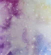 Load image into Gallery viewer, Glowfall Galaxy || 32 count Evenweave || Printed Fabric || 50cm x 45cm
