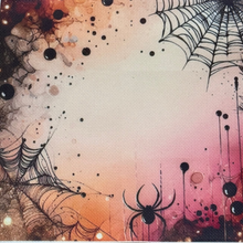 Load image into Gallery viewer, Halloween Flare Aida Fabric || Printed Fabric || Cross Stitch Canvas || 11/14/16/18/20 Count
