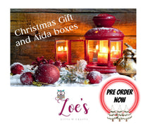 Load image into Gallery viewer, CHRISTMAS GIFT / AIDA BOXES || CROSS STITCH GOODIES || PRE - ORDER
