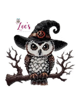 Load image into Gallery viewer, Halloween Owl || Counted Cross Stitch Kits || Fun Cross Stitch || Modern Kit
