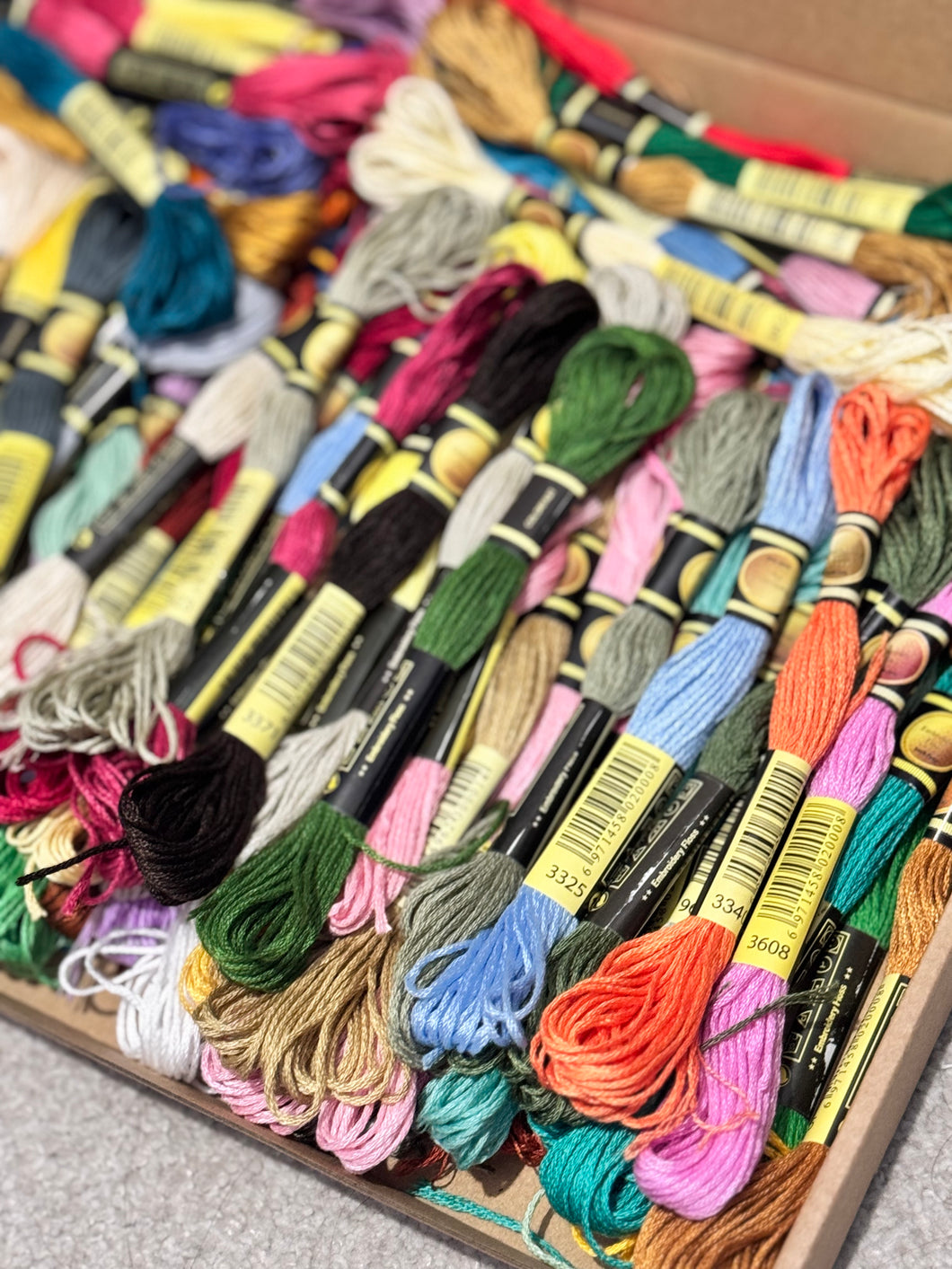 CLEARANCE || CXC Cross Stitch Skeins || Full box of skeins