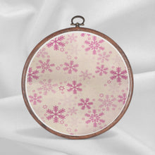 Load image into Gallery viewer, Rose Frost Collection Aida Fabric || Printed Fabric || Cross Stitch Canvas || 11/14/16/18/20 Count
