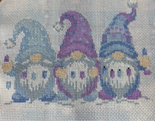 Load image into Gallery viewer, Midwinter Mischief || Gonks || Counted Cross Stitch Kits || Fun Cross Stitch || Modern Kit
