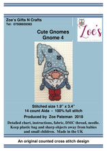 Load image into Gallery viewer, Counted Cross Stitch Kits || Cute Gnomes COLLECTION || Animal Cross Stitch || Modern Kit
