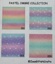 Load image into Gallery viewer, Pastel Ombre Collection Aida Fabric || Printed Fabric || Cross Stitch Canvas || 11/14/16/18/20 Count
