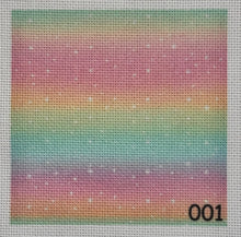 Load image into Gallery viewer, Pastel Ombre Collection Aida Fabric || Printed Fabric || Cross Stitch Canvas || 11/14/16/18/20 Count
