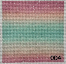 Load image into Gallery viewer, Pastel Ombre Collection Aida Fabric || Printed Fabric || Cross Stitch Canvas || 11/14/16/18/20 Count
