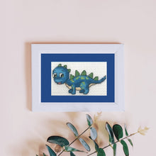 Load image into Gallery viewer, Counted Cross Stitch Kits || DINOSAUR DINO COLLECTION || Animal Cross Stitch || Modern Kit
