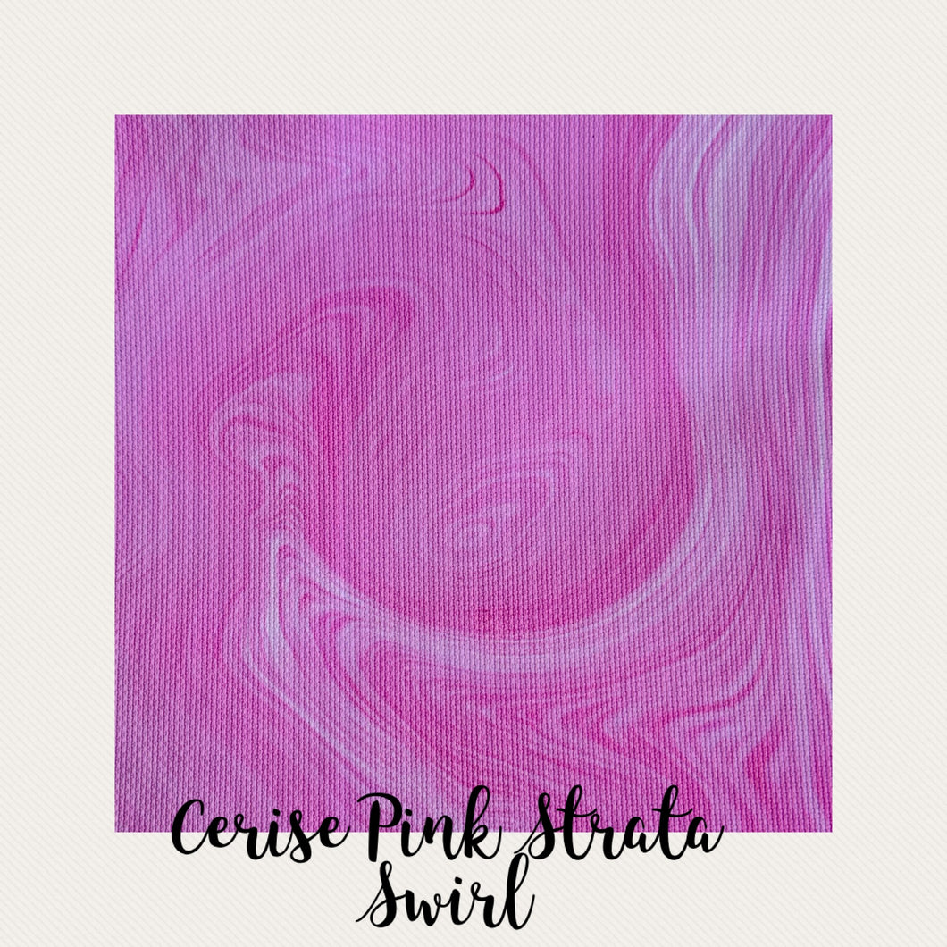 Cerise Pink Strata Swirl Aida Cloth Hand Dyed Effect || Cross Stitch Canvas 11 / 14 / 16 / 18 / 20 Count
