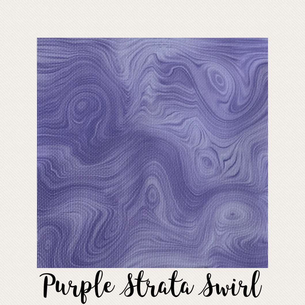 Purple Strata Swirl Aida Cloth Hand Dyed Effect || Cross Stitch Canvas 11/ 14 / 16 / 18 / 20 Count