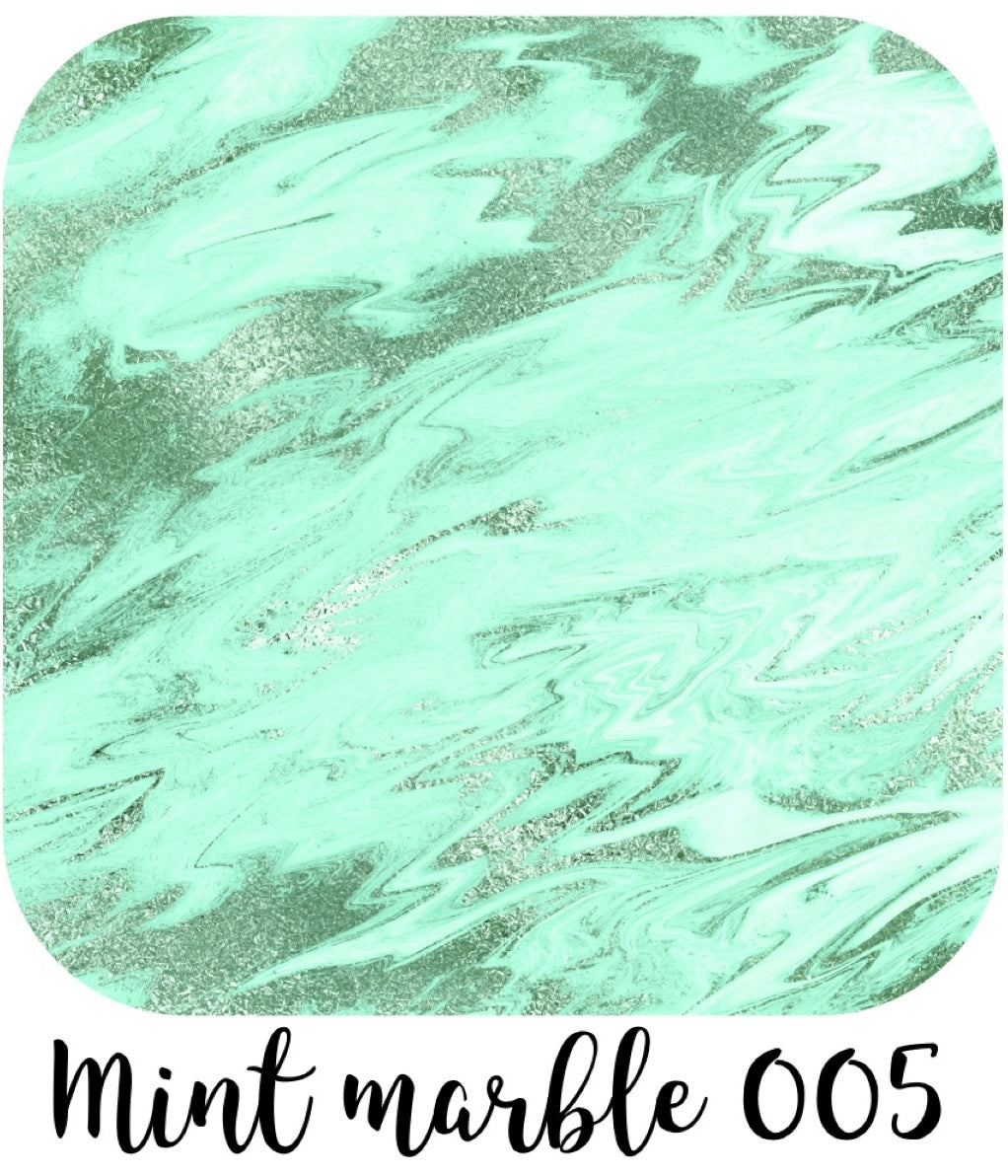 Mint Marble 005 Aida Cloth Hand Dyed Effect || Cross Stitch Canvas 11/ 14 / 16 / 18 / 20Count