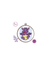 Load image into Gallery viewer, Counted Cross Stitch Kits || BABY DRAGON COLLECTION || Animal Cross Stitch || Modern Kit
