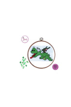 Load image into Gallery viewer, Counted Cross Stitch Kits || BABY DRAGON COLLECTION || Animal Cross Stitch || Modern Kit

