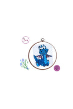 Load image into Gallery viewer, Counted Cross Stitch Kits || BABY DRAGON COLLECTION || Animal Cross Stitch || Modern Kit
