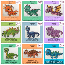 Load image into Gallery viewer, Counted Cross Stitch Kits || DINOSAUR DINO COLLECTION || Animal Cross Stitch || Modern Kit
