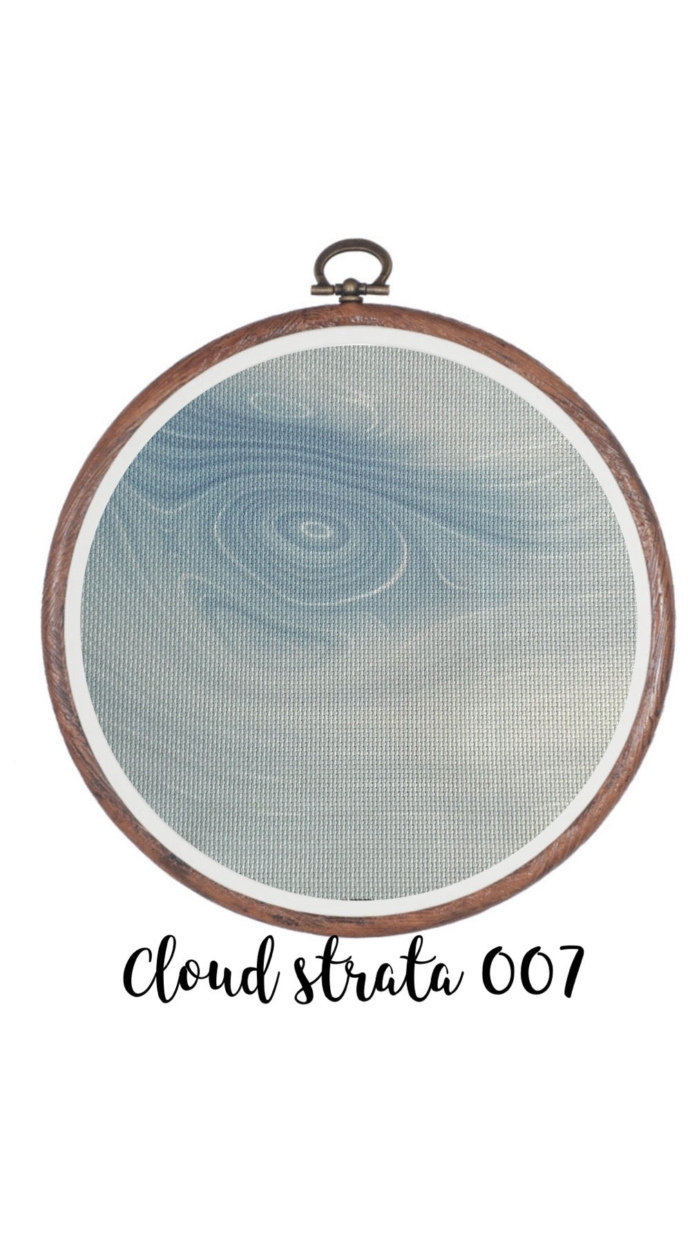 Cloud Strata 007 Aida Cloth || Hand Dyed Effect Aida Canvas || Cross Stitching