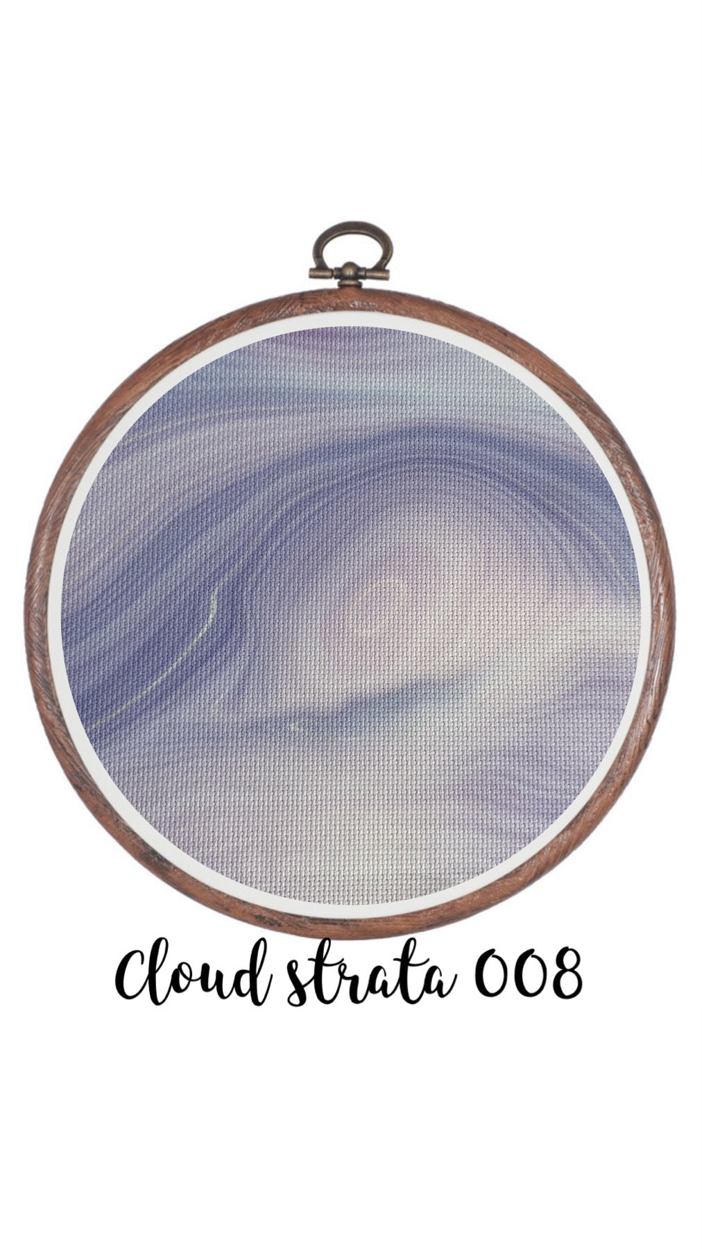 Cloud Strata 008 Aida Cloth || Hand Dyed Effect Aida Canvas || Cross Stitching