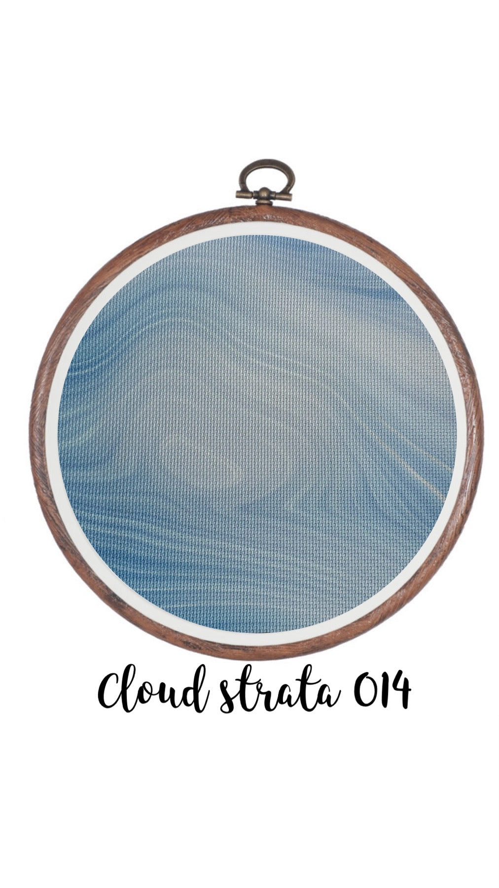 Cloud Strata 014 Aida Cloth || Hand Dyed Effect Aida Canvas || Cross Stitching