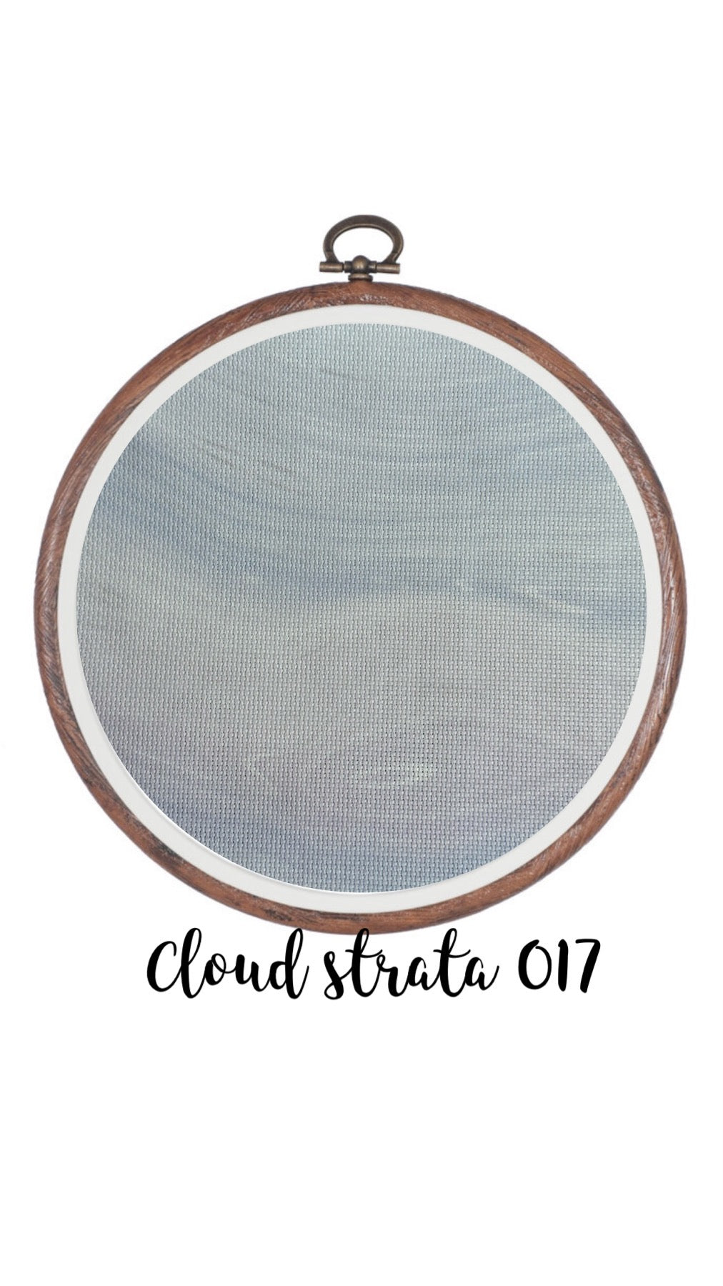 Cloud Strata 017 Aida Cloth || Hand Dyed Effect Aida Canvas || Cross Stitching